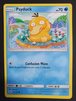 Psyduck 28/149 - Sun & Moon Set - Pokemon Card - Excellent Condition - Image 1