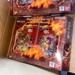 Bandai One Piece Card Game Illustration Vol 5 Lot 2 Brand New Factory Sealed Box - Image 1