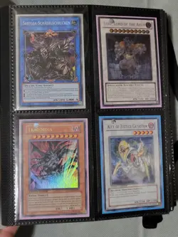 160 Random Yugioh Card Binder. 159 Foils & 1 Mosaic Rare [Read Description] - Image 1