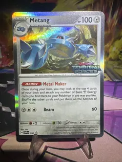 Metang - SVP090 - Black Star Promo - Temporal Forces - Pokemon Card - NM Holo - Image 1