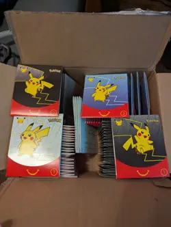 100 SEALED PACKS OF MCDONALDS 25TH ANNIVERSARY POKEMON CARDS PERFECT CONDITION! - Image 4