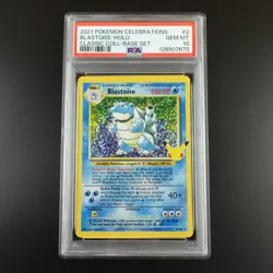 PSA 10 Blastoise 2/102 Pokemon Celebrations Classic Collection Holo Graded Card - Image 1