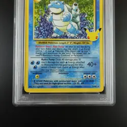 PSA 10 Blastoise 2/102 Pokemon Celebrations Classic Collection Holo Graded Card - Image 3