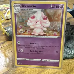 Alcremie SWSH058 Holo Black Star Promo Card NM Pokemon TCG Sword Shield 2022 - Image 1