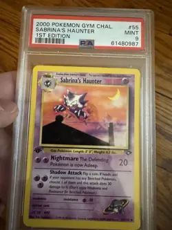 2000 Pokemon 1st Edition 2 Card Lot - Gym Challenge / Team Rocket - PSA 9 MINT! - Image 3