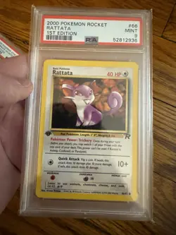 2000 Pokemon 1st Edition 2 Card Lot - Gym Challenge / Team Rocket - PSA 9 MINT! - Image 5