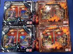 One Piece Card Game: Illustration Box (IB-05) Vol.5 x3 and Vol.6 x3 lot of 4 - Image 1