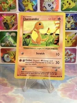 Pokemon TCG Charmander Base Set, Card 46/102, Regular Shadowless Common - Image 2