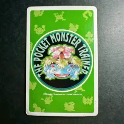 S2688 Metapod 2 of Diamonds Green Venusaur Deck Playing Poker Card Pokemon - Image 2