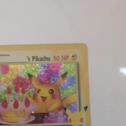 Pokemon TCG Birthday Pikachu Card - Holo Rare Promo 50 Hp - Image 4