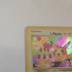 Pokemon TCG Birthday Pikachu Card - Holo Rare Promo 50 Hp - Image 5
