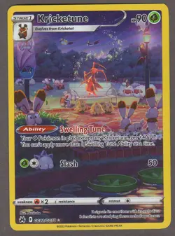 Kricketune GG02/GG70 Galarian Gallery Crown Zenith Pokemon Card Near Mint NM - Image 1