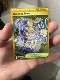 Pokemon TCG Trainer Jamming Tower Card 243/182 Destined Rivals - Image 3