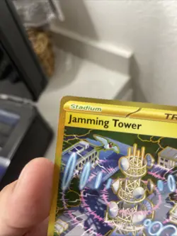 Pokemon TCG Trainer Jamming Tower Card 243/182 Destined Rivals - Image 5