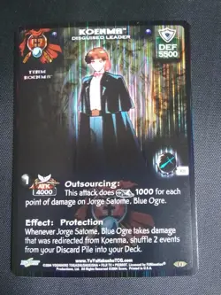 Yu Yu Hakusho TCG CCG Koenma Disguised Leader R39 1st Edition Lined Foil Card NM - Image 1