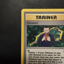 Pokemon Vintage Non-Holo Rare Giovanni 104/132 Gym Challenge 2000 WotC - Image 2