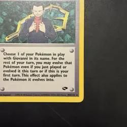 Pokemon Vintage Non-Holo Rare Giovanni 104/132 Gym Challenge 2000 WotC - Image 4