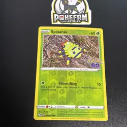 Ditto (Spinarak) - 006/078 - Pokemon Go Common Reverse Holo Unpeeled NM - Image 1