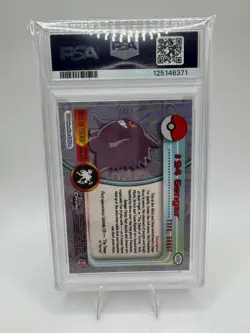 2000 Topps Chrome Pokemon Series 2 Gengar #94 PSA 9 Mint - Image 2