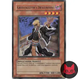 Yugioh Gravekeeper's Descendant ABPF-EN028 Rare 1st Edition MP - Image 1