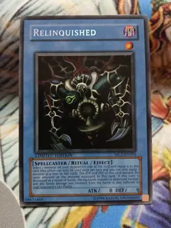 Yugioh Relinquished Secret Rare MC1-EN003 Lightly Played - Image 1