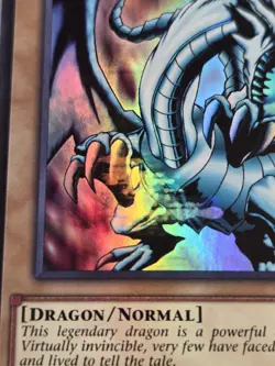 Blue-Eyes White Dragon LCKC-EN001 Ink Error Yugioh Legendary Collection Kaiba NM - Image 2