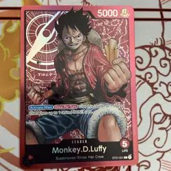 One Piece English Monkey.D.Luffy ST01-001 Leader - Lightly Played - Image 1
