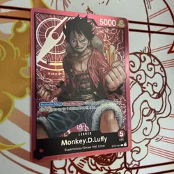One Piece English Monkey.D.Luffy ST01-001 Leader - Lightly Played - Image 2