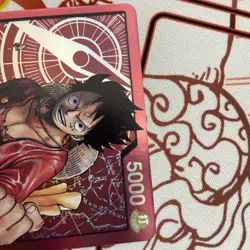 One Piece English Monkey.D.Luffy ST01-001 Leader - Lightly Played - Image 5