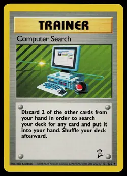 Pokemon Card - Computer Search Base Set 2 101/130 Rare - Image 1