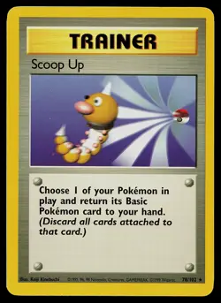 Pokemon Card - Scoop Up Base Set 78/102 Rare - Image 1
