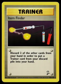 Pokemon Card - Item Finder Base Set 2 103/130 Rare - Image 1