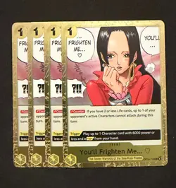 One Piece TCG OP14-118 You’ll Frighten Me. Playset (x4) Card Game CCG English - Image 1