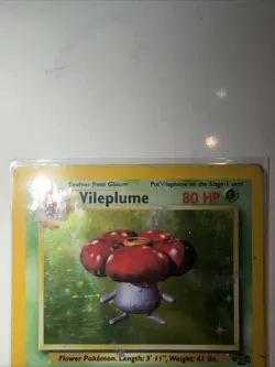 Vileplume 15/64 Jungle Holo Pokemon Card WOTC HP-MP TCG - Image 3