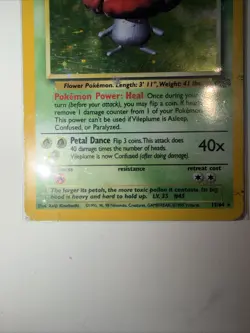 Vileplume 15/64 Jungle Holo Pokemon Card WOTC HP-MP TCG - Image 4