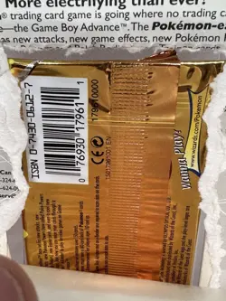Expedition Blister Pack EMPTY Pokemon Pack Wrapper GENTLY OPENED NO CARDS!! - Image 4