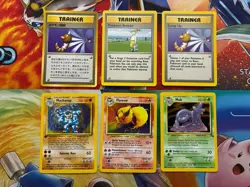 Vintage Pokemon Card Lot WOTC Holo Etc Fire Flareon Machamp - Image 1