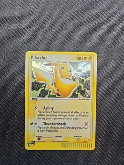 Pokemon Pikachu TCG Black Star Promo Holo Card #012 2003 - Image 1