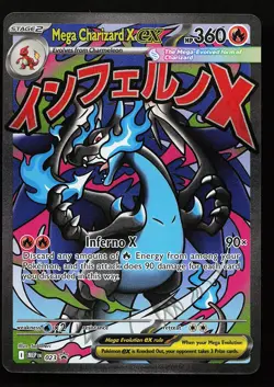 Mega Charizard X ex 023 Mega Evolutions Promo Pokemon Card - Image 1