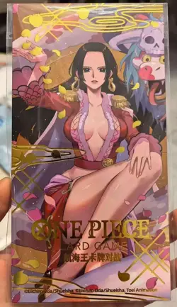 Sealed One Piece Card Game 2025 Lunar New Year Red Packet Boa Hancock Promo New！ - Image 3