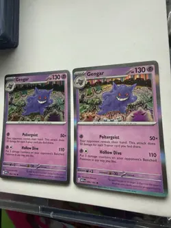 2x Pokemon Gengar 151 Cosmos Holo Card 94/165 NM Scarlet & Violet 151 - Image 1