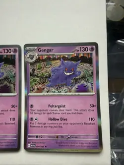2x Pokemon Gengar 151 Cosmos Holo Card 94/165 NM Scarlet & Violet 151 - Image 2