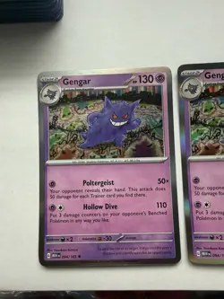 2x Pokemon Gengar 151 Cosmos Holo Card 94/165 NM Scarlet & Violet 151 - Image 3