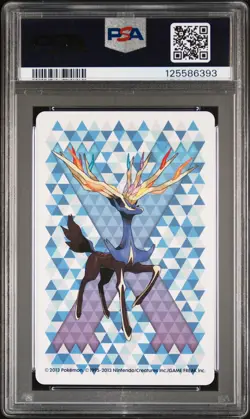 2013 POKEMON X VERSION PLAYING CARDS QUEEN OF SPADES BLASTOISE PSA 10 - Image 2