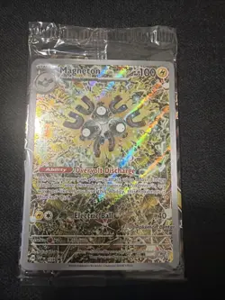 Magneton 159 SVP Pokemon Center Exclusive Stamped Promo Card Sealed - Image 1
