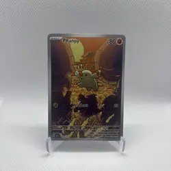 Pokemon TCG Phanpy Illustration Rare Holo Card 205/191 Sv08: Surging Sparks NM - Image 1