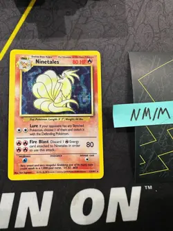 Pokemon Card Ninetales Base Set Unlimited Holo WOTC Vintage 12/102 109 💎NM💎 - Image 1