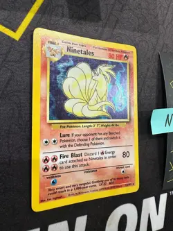 Pokemon Card Ninetales Base Set Unlimited Holo WOTC Vintage 12/102 109 💎NM💎 - Image 3