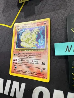 Pokemon Card Ninetales Base Set Unlimited Holo WOTC Vintage 12/102 109 💎NM💎 - Image 4