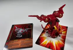 Bakugan Gundalian Invaders Pyrus Helix Dragonoid 650G & Jetkor 60G w/ card - Image 1